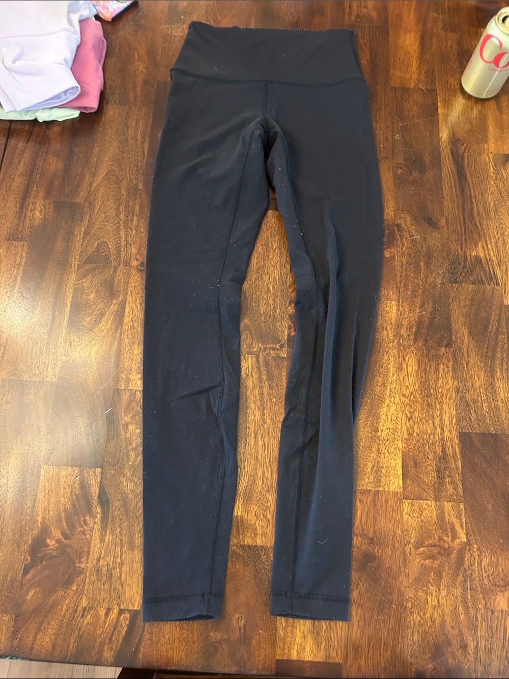 lululemon athletica Black High-Rise Fold-Over Waist Leggings